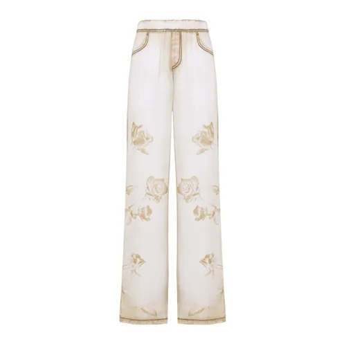 Trousers > Wide Trousers - - Blugirl - Modalova