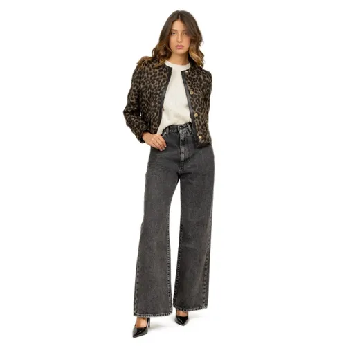 Jeans > Wide Jeans - - Semicouture - Modalova