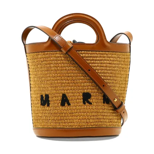 Marni - Bags > Handbags - Beige - Marni - Modalova
