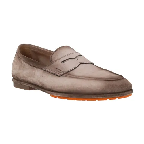 Shoes > Flats > Loafers - - Santoni - Modalova
