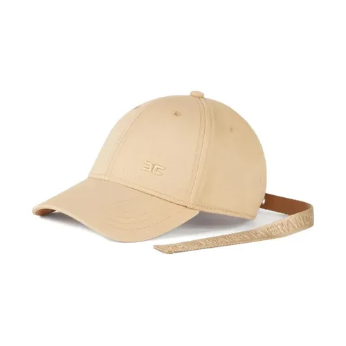 Accessories > Hats > Caps - - Elisabetta Franchi - Modalova