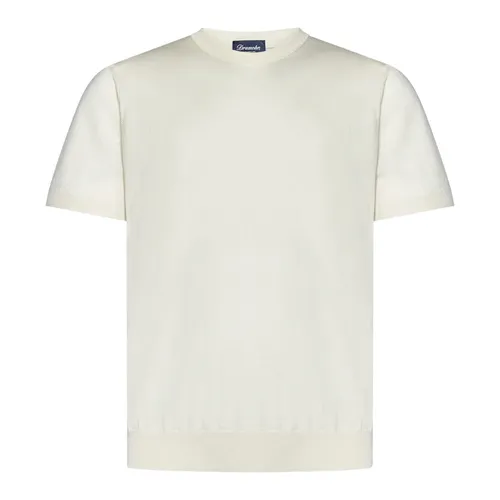 Drumohr - Tops > T-Shirts - White - Drumohr - Modalova