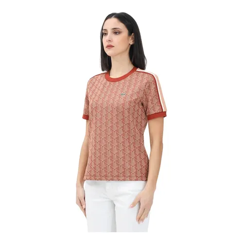 Lacoste - Tops > T-Shirts - Brown - Lacoste - Modalova