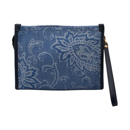 Etro - Bags > Clutches - Blue - Etro - Modalova