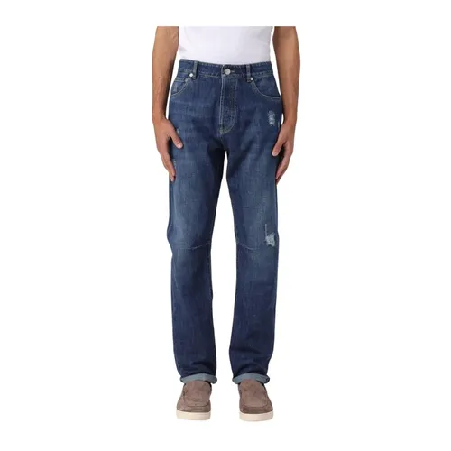 Jeans > Straight Jeans - - Brunello Cucinelli - Modalova