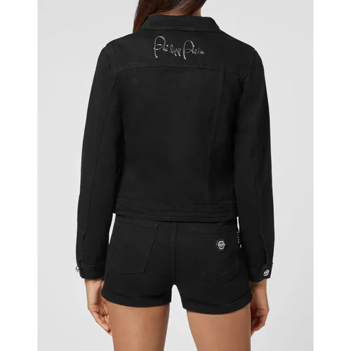 Jackets > Denim Jackets - - Philipp Plein - Modalova
