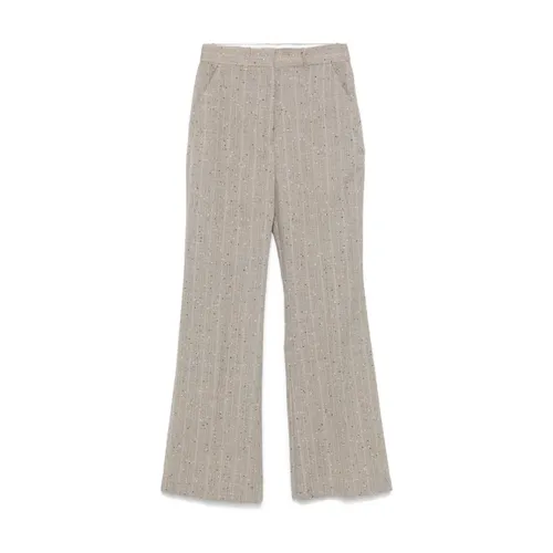 Trousers > Wide Trousers - - Mark Kenly Domino Tan - Modalova