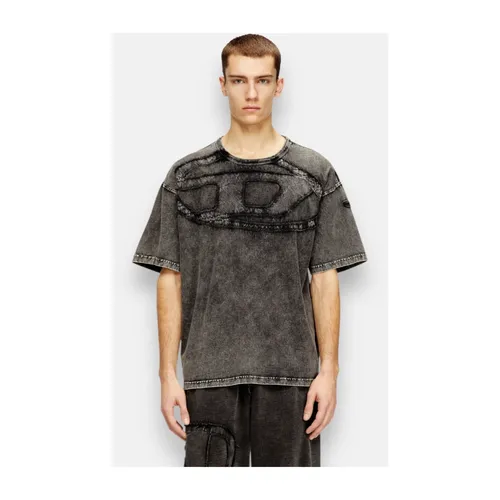 Diesel - Tops > T-Shirts - Gray - Diesel - Modalova