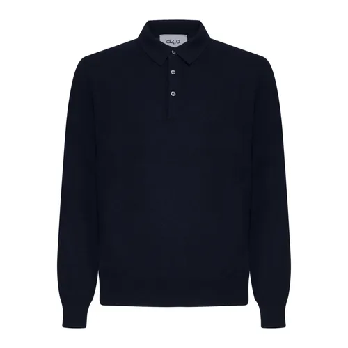 D4.0 - Tops > Polo Shirts - Blue - D4.0 - Modalova