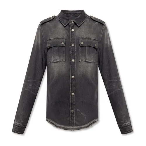 Shirts > Denim Shirts - - Balmain - Modalova