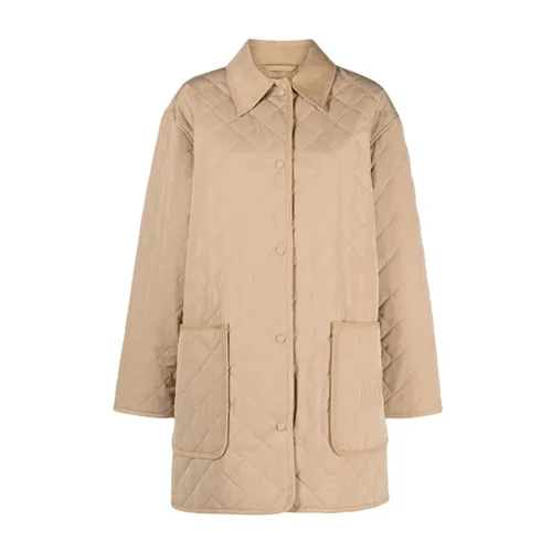 Coats > Single-Breasted Coats - - TotêMe - Modalova
