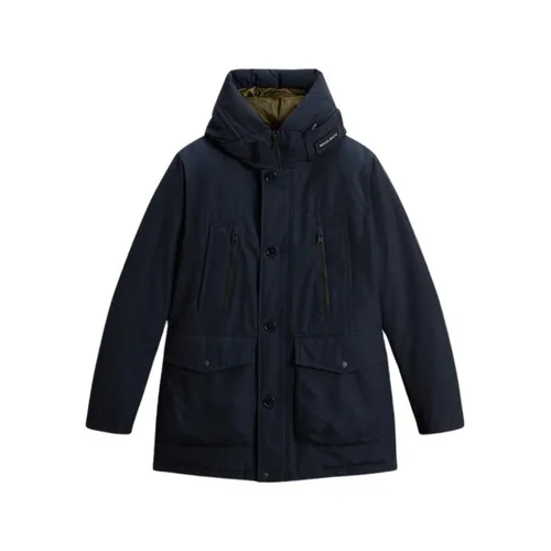 Woolrich - Coats > Parkas - Blue - Woolrich - Modalova