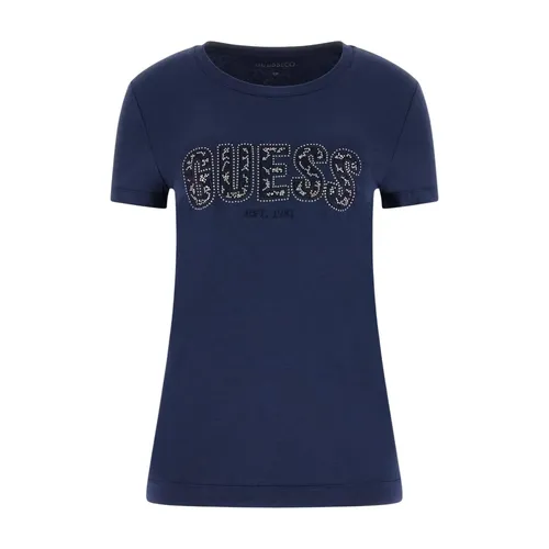 Guess - Tops > T-Shirts - Blue - Guess - Modalova