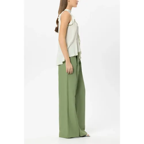 Trousers > Wide Trousers - - Luisa Cerano - Modalova