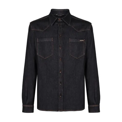 Shirts > Denim Shirts - - Dolce & Gabbana - Modalova