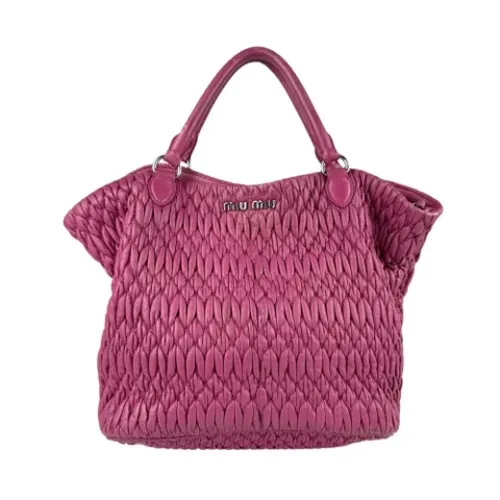 Pre-owned > Pre-owned Bags > Pre-owned Tote Bags - - Miu Miu Pre-owned - Modalova