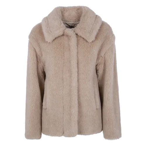 Jackets > Faux Fur & Shearling Jackets - - Max Mara - Modalova