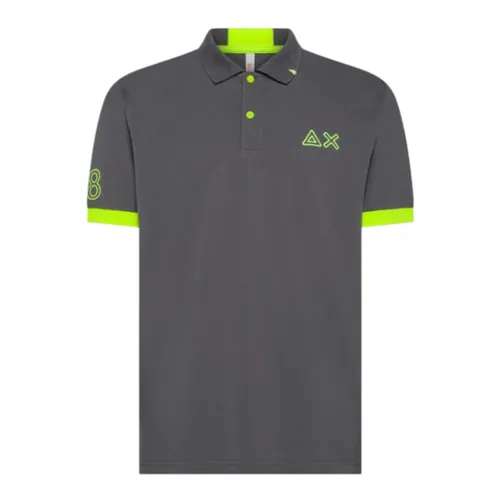 Sun68 - Tops > Polo Shirts - Gray - Sun68 - Modalova