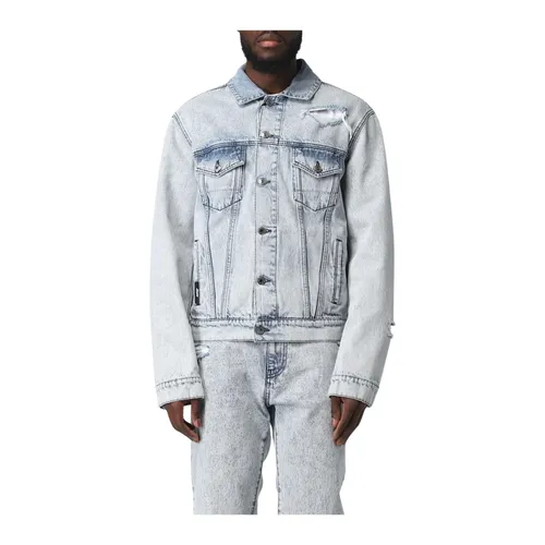 Jackets > Denim Jackets - - Msgm - Modalova