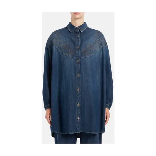 Blouses & Shirts > Denim Shirts - - Dondup - Modalova