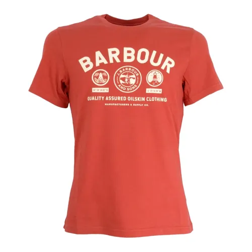 Barbour - Tops > T-Shirts - Red - Barbour - Modalova