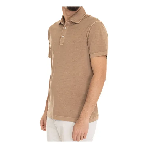 Fay - Tops > Polo Shirts - Beige - Fay - Modalova