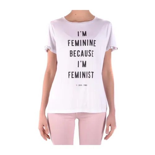 Pinko - Tops > T-Shirts - White - Pinko - Modalova