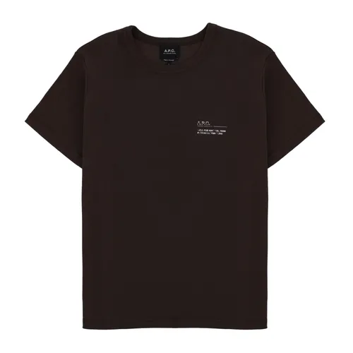 A.p.c. - Tops > T-Shirts - Brown - A.p.c. - Modalova