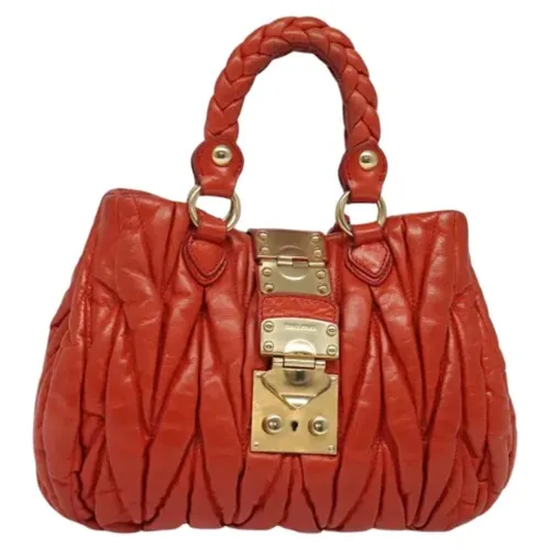 Pre-owned > Pre-owned Bags > Pre-owned Handbags - - Miu Miu Pre-owned - Modalova