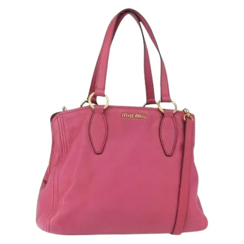 Pre-owned > Pre-owned Bags > Pre-owned Shoulder Bags - - Miu Miu Pre-owned - Modalova