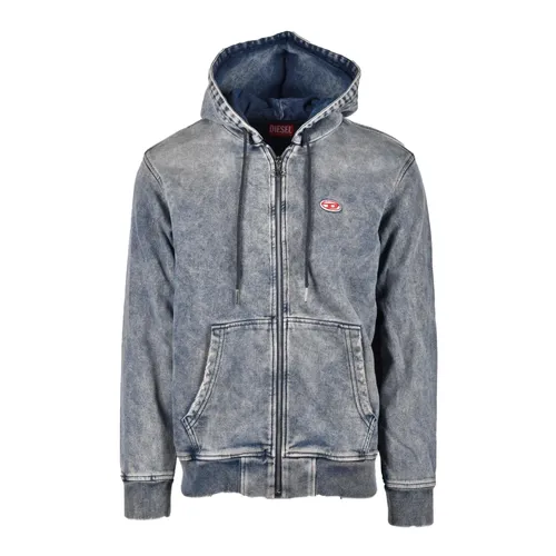 Sweatshirts & Hoodies > Zip-throughs - - Diesel - Modalova