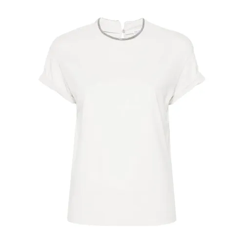 Tops > T-Shirts - - Brunello Cucinelli - Modalova