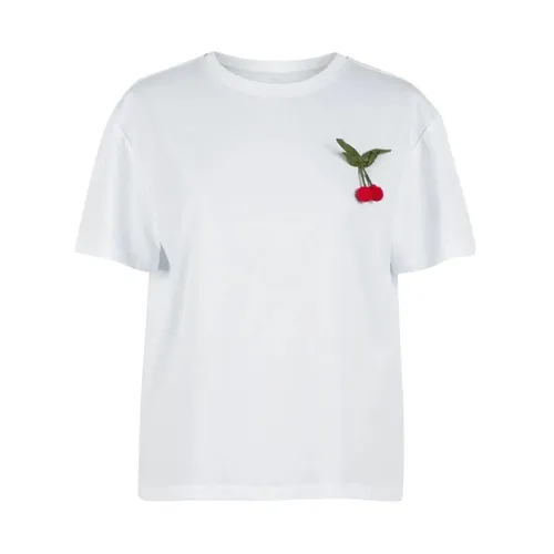 Twinset - Tops > T-Shirts - White - Twinset - Modalova