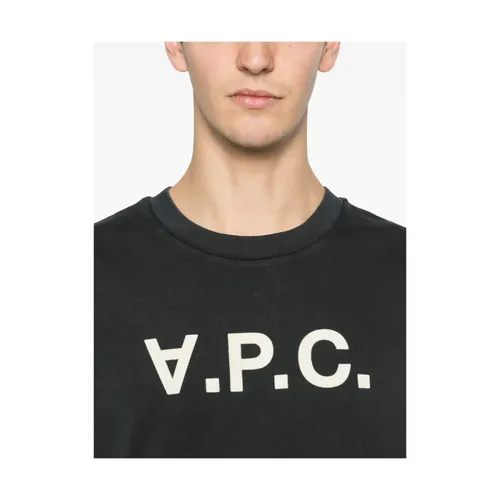 A.p.c. - Tops > T-Shirts - Black - A.p.c. - Modalova