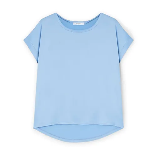 Motivi - Tops > T-Shirts - Blue - Motivi - Modalova