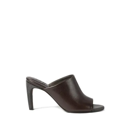 Shoes > Heels > Heeled Mules - - Brunello Cucinelli - Modalova