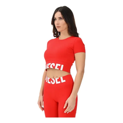 Diesel - Tops > T-Shirts - Red - Diesel - Modalova