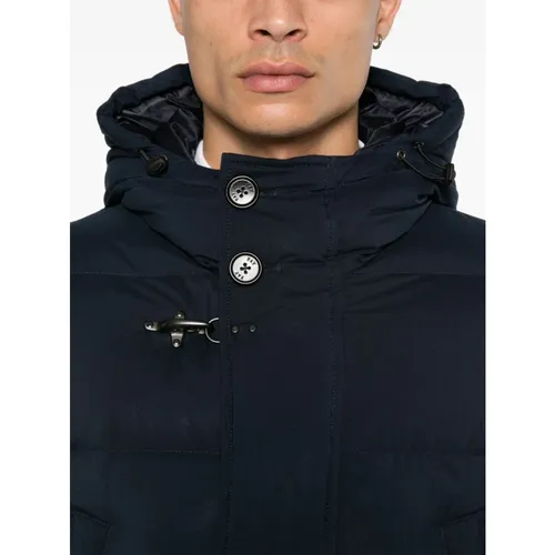 Fay - Coats > Parkas - Blue - Fay - Modalova