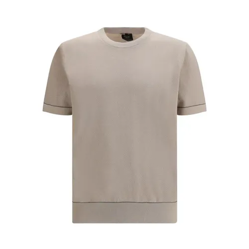 Brioni - Tops > T-Shirts - Beige - Brioni - Modalova