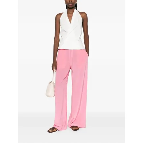 Trousers > Wide Trousers - - Ermanno Scervino - Modalova