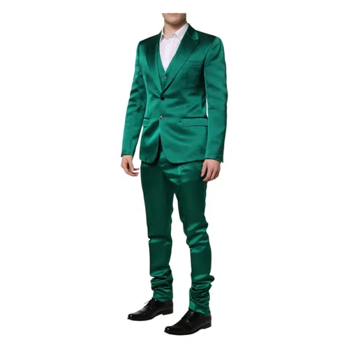 Suits > Suit Sets > Single Breasted Suits - - Dolce & Gabbana - Modalova