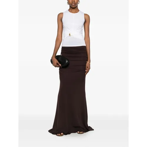 Tops > Sleeveless Tops - - Elisabetta Franchi - Modalova