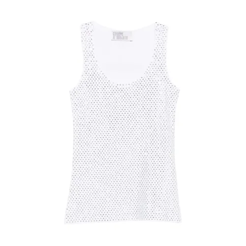 Tops > Sleeveless Tops - - Giuseppe Di Morabito - Modalova