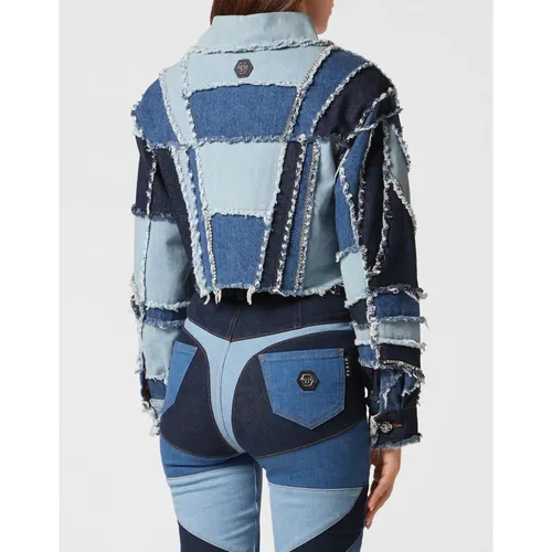 Jackets > Denim Jackets - - Philipp Plein - Modalova