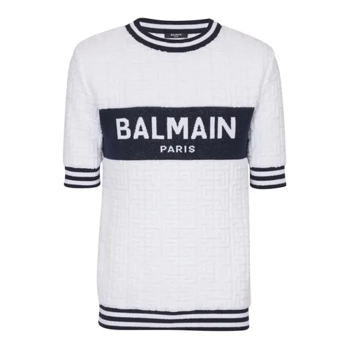 Knitwear > Round-neck Knitwear - - Balmain - Modalova