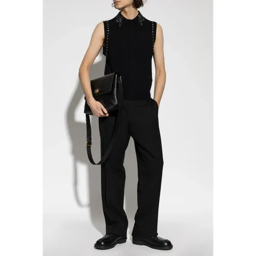 Tops > Sleeveless Tops - - Versace - Modalova