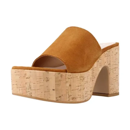 Shoes > Heels > Heeled Mules - - Yellow - Modalova