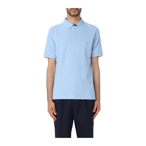 Fay - Tops > Polo Shirts - Blue - Fay - Modalova