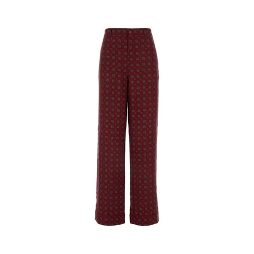 Trousers > Straight Trousers - - Moschino - Modalova