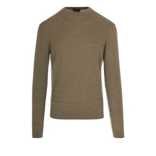Knitwear > Round-neck Knitwear - - Emporio Armani - Modalova